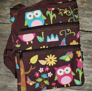 Happy Owl Messenger Bag